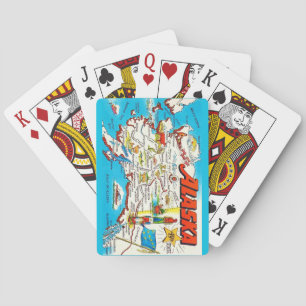 Jeu De Cartes Carte de l'Alaska Playing Cards