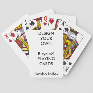 Jeu De Cartes Carte de lecture Bicycle® JUMBO INDEX