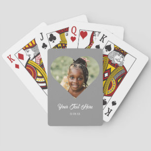 Jeu De Cartes Carte de lecture de texte vertical personnalisée