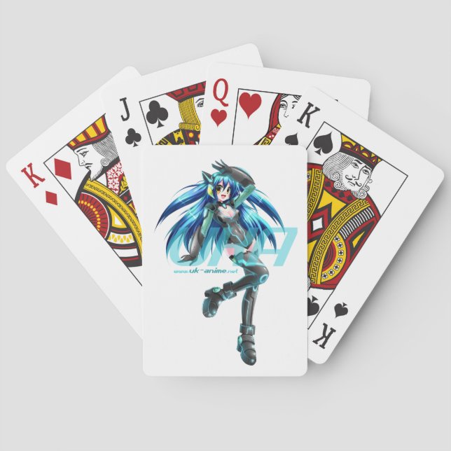 Jeu De Cartes Carte de lecture du réseau Anime UK (dos)