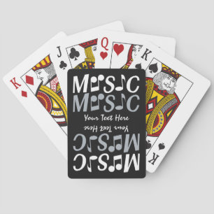 Jeu De Cartes Carte de lecture personnalisée MUSIQUE
