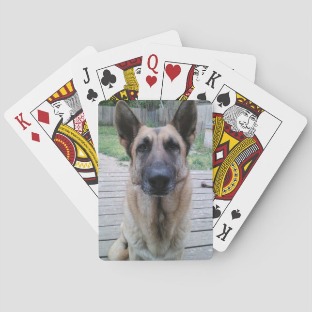 Jeu De Cartes Carte de lecture Shepard allemande (dos)