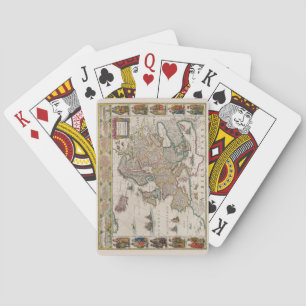 Jeu De Cartes Carte de l'Europe médiévale (par Willem Blaeu)