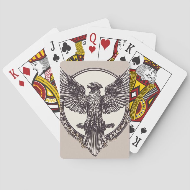 Jeu De Cartes Carte de vol Egle (dos)