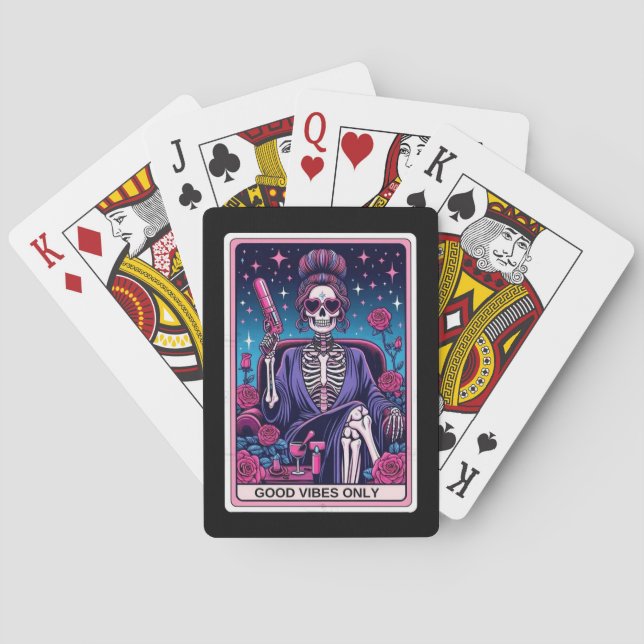 Jeu De Cartes Carte Good Vibes seulement Tarot Lecture Cartes (dos)