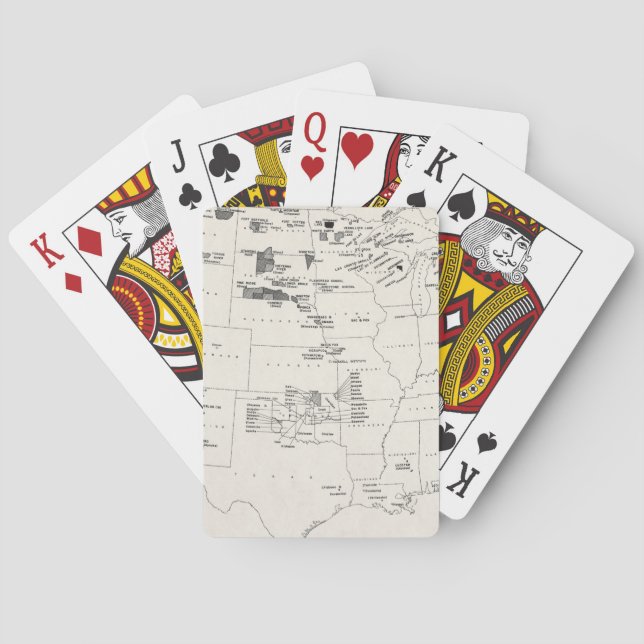 JEU DE CARTES CARTE : INDIENS AMÉRICAINS 2 (dos)