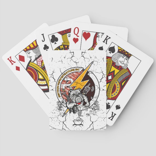 JEU DE CARTES CARTE INFRASIC BLANC (dos)