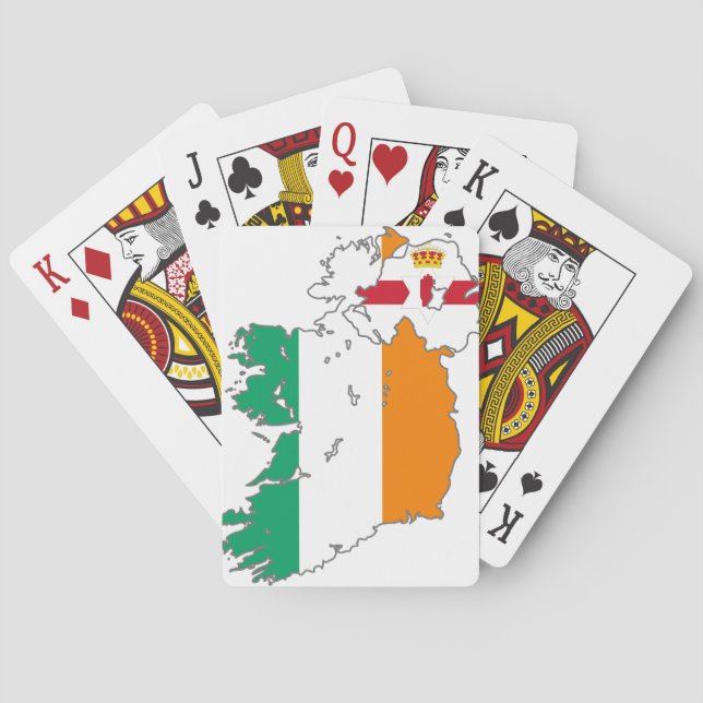 Jeu De Cartes Carte irlandaise de la nation celtique (dos)
