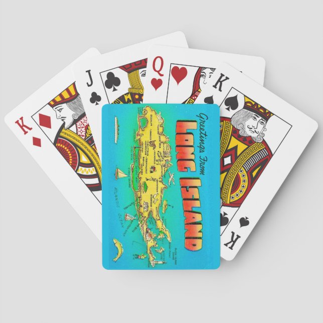 Jeu De Cartes Carte Old Long Island Jouer aux cartes (dos)