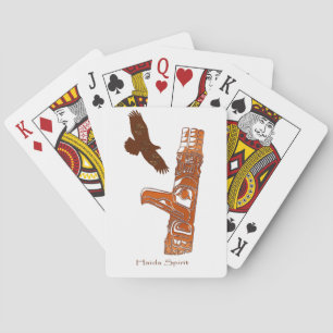 Jeu De Cartes Carte Pole Totem Autochtone Haïda