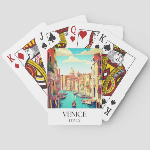 Jeu De Cartes Carte postale Venice Italie Travel