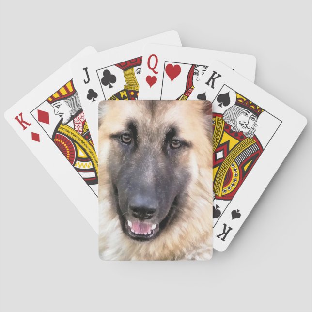 Jeu De Cartes Carte SHEPHERD ALLEMANDE (dos)