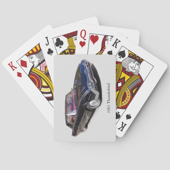 Jeu De Cartes Carte Thunderbird 1961 (dos)