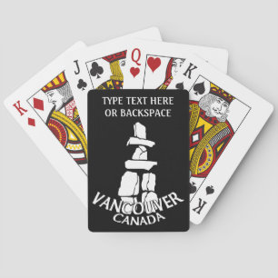 Jeu De Cartes Carte Vancouver Personnalisez la carte Vancouver