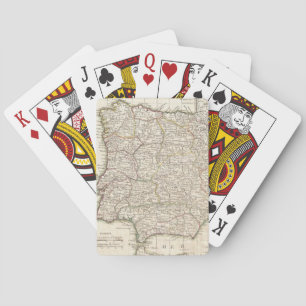 Jeu De Cartes Carte vintage de l'Espagne (1775)