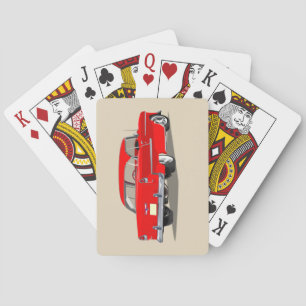 Jeu De Cartes Cartes 1955 de jeu de Shoebox rouges