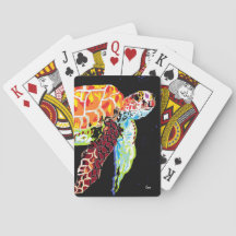Cartes à jouer/ Tortue marine