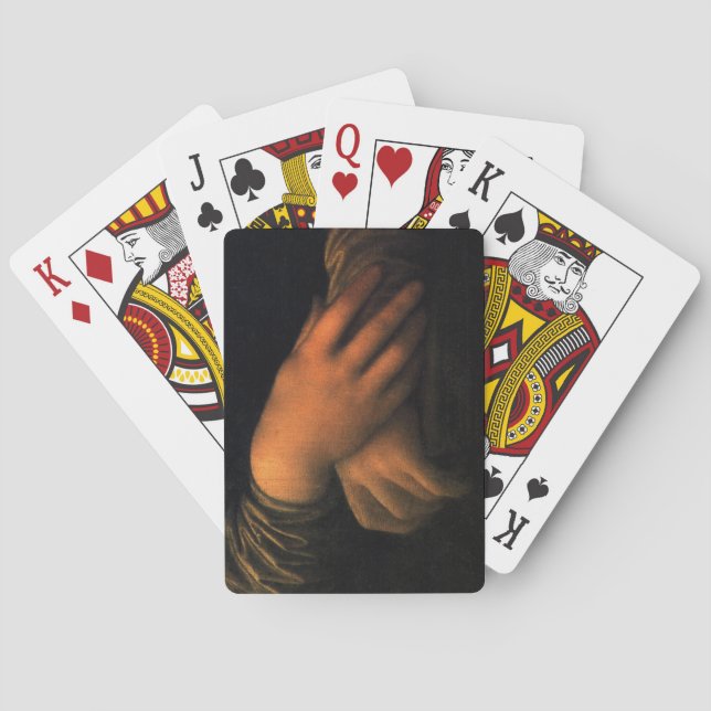Jeu De Cartes Cartes à main Leonardo da Vinci Mona Lisa (dos)