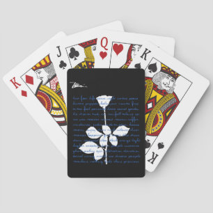 Jeu De Cartes Cartes bleues de violateur