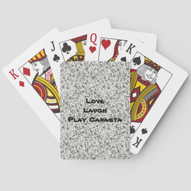 Jeu De Cartes Cartes Canasta personnalisées (dos)
