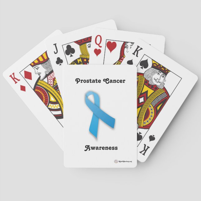 Jeu De Cartes Cartes cyclables personnalisables contre le cancer (dos)