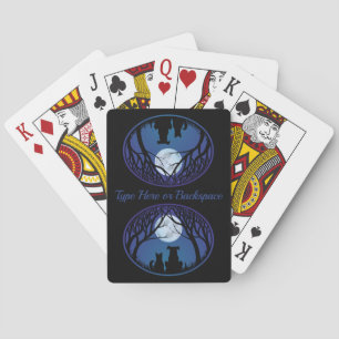 Jeu De Cartes Cartes d'amis de chien chat personnalisées Cartes