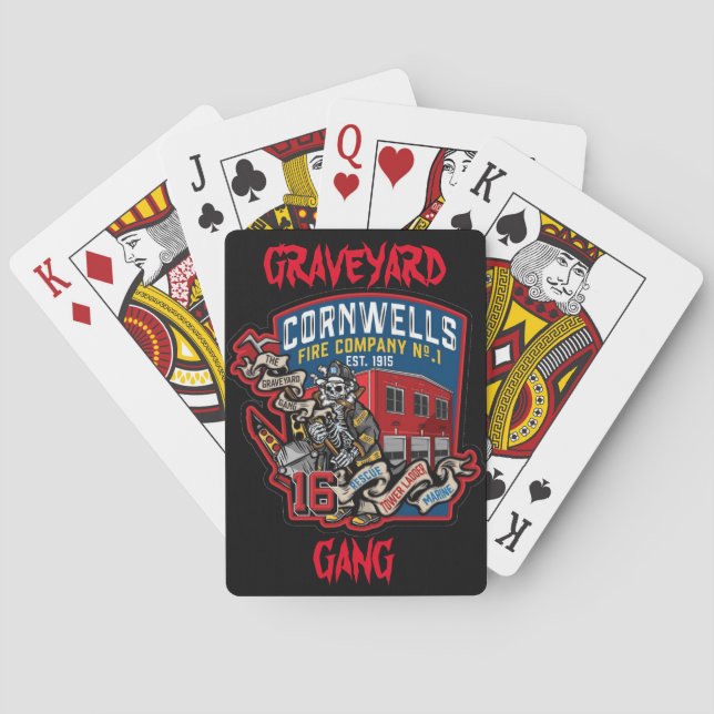Jeu De Cartes Cartes de bande de cimetière (dos)