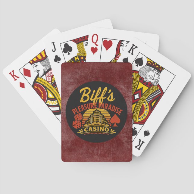 Jeu De Cartes Cartes de casino Plaisir Paradise de Biff (dos)