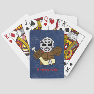 Jeu De Cartes Cartes de gardien de hockey Vintage Lil