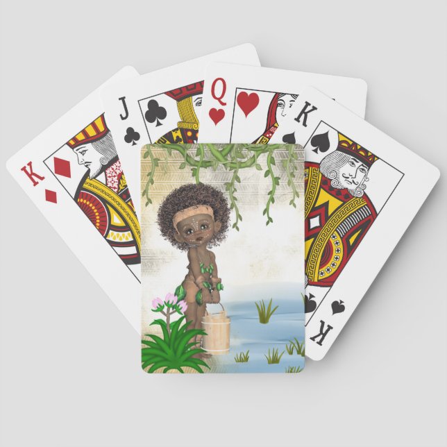 Jeu De Cartes Cartes de jeu africaines (dos)