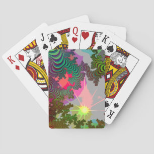 Jeu De Cartes Cartes de jeu arrières de fractale