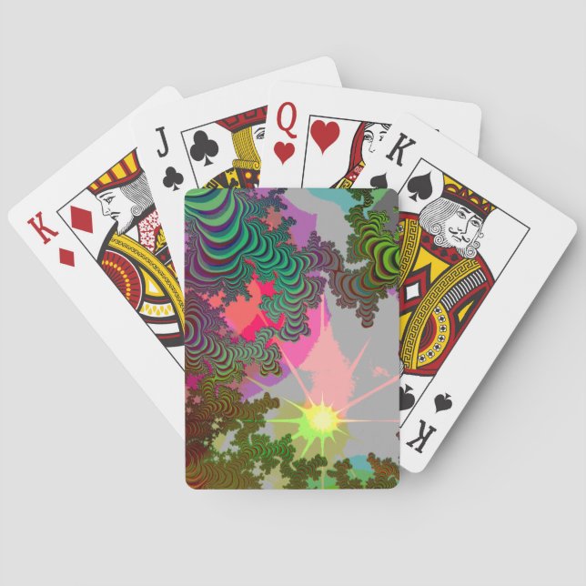 Jeu De Cartes Cartes de jeu arrières de fractale (dos)
