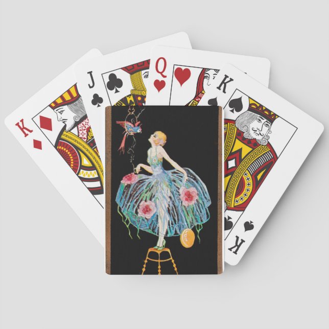 Jeu De Cartes Cartes de jeu Art Déco (dos)