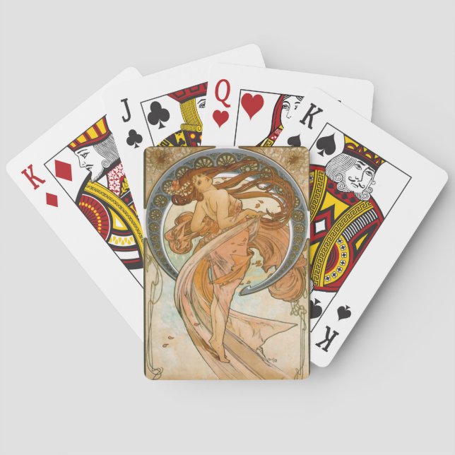 Jeu De Cartes Cartes de jeu Art Nouveau (dos)
