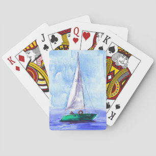 Jeu De Cartes Cartes de jeu "Bateau à voile"
