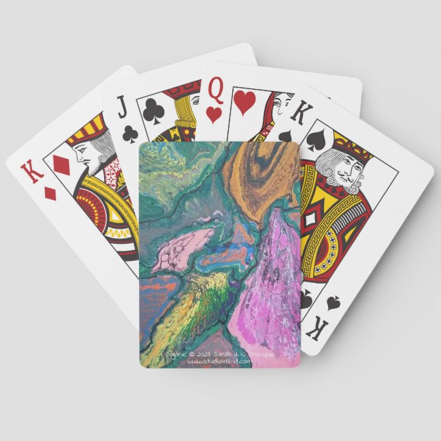 Jeu De Cartes Cartes de jeu biologiques (dos)