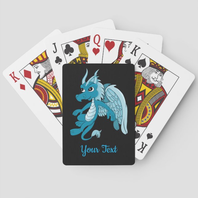 Jeu De Cartes Cartes de jeu Blue Dragon (dos)