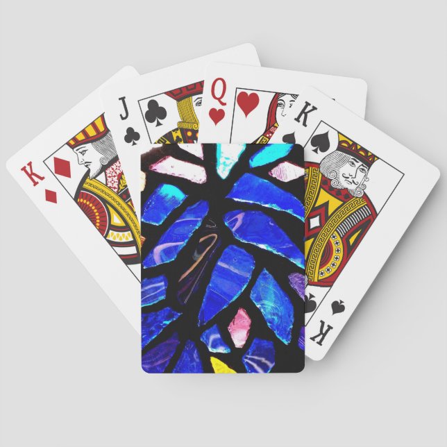 Jeu De Cartes Cartes de jeu 'Blue Glass' (dos)