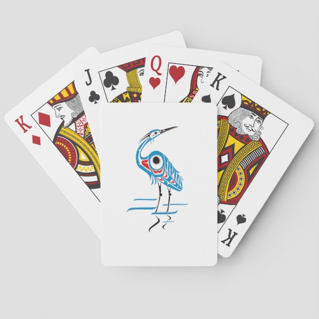 Jeu De Cartes Cartes de jeu Blue Heron (dos)