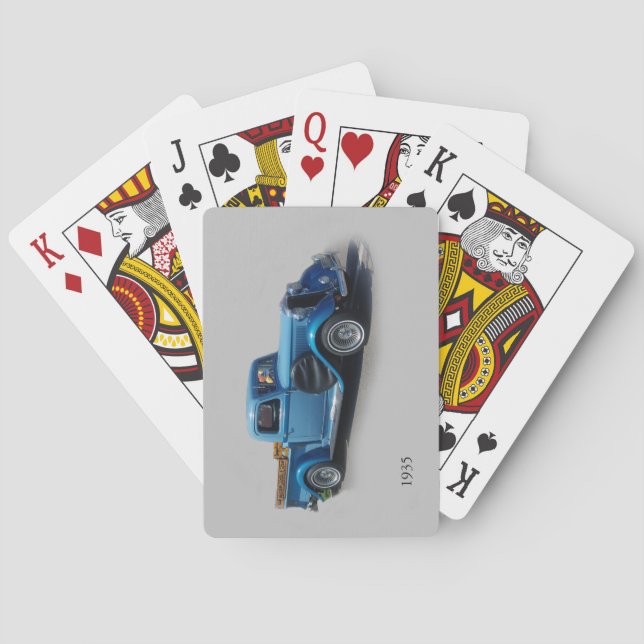 Jeu De Cartes Cartes de jeu Blue Truck 1935 (dos)