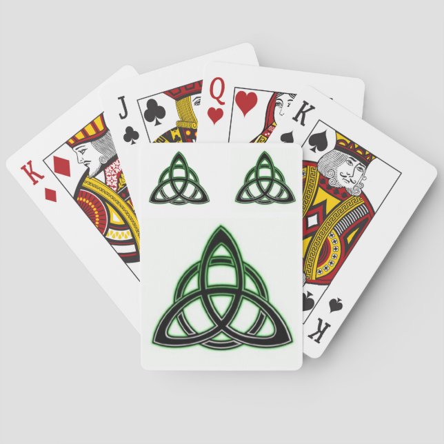 Jeu De Cartes Cartes de jeu celtiques de noeud (dos)