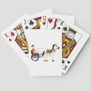 Jeu De Cartes Cartes De Jeu Cheval Et Buggy