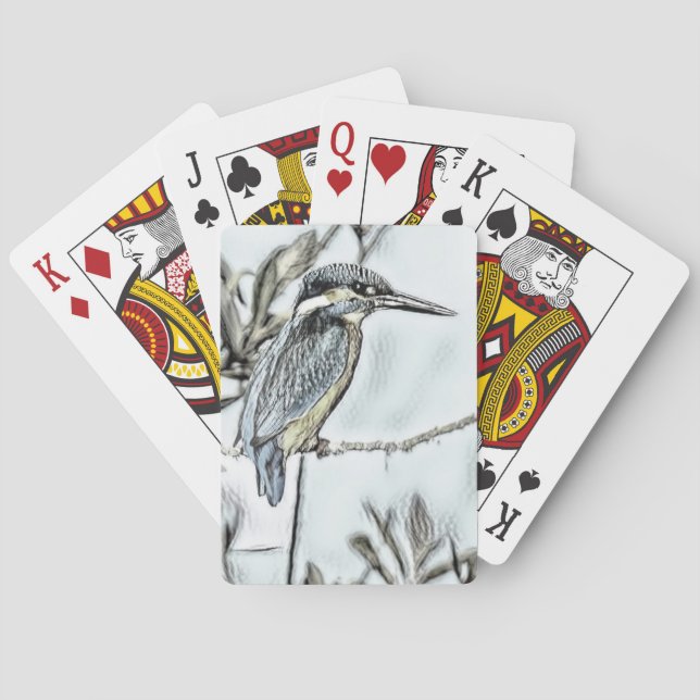 Jeu De Cartes Cartes de jeu classique Kingfisher (dos)