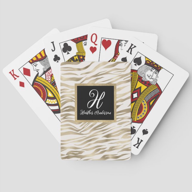 Jeu De Cartes Cartes de Jeu Classique Monogramme (dos)