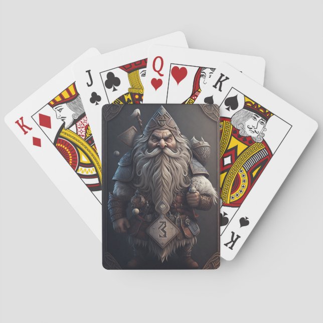 Jeu De Cartes Cartes de Jeu Classique Nain 6 (dos)