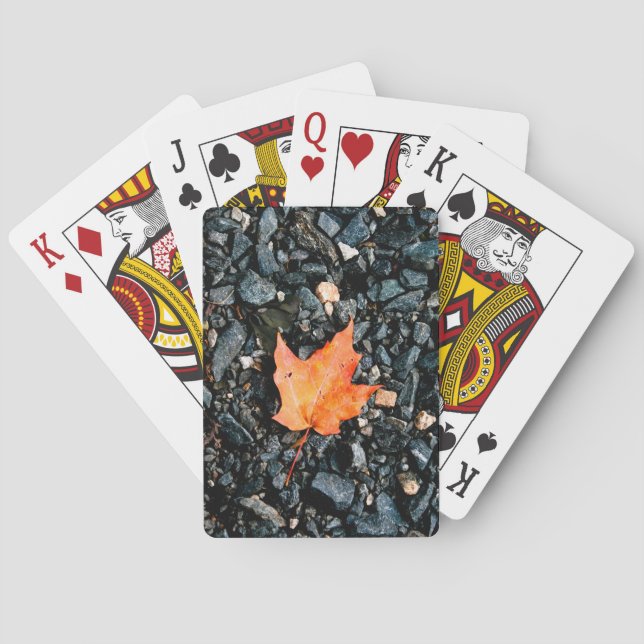 Jeu De Cartes Cartes de jeu classique Orange Leaf (dos)