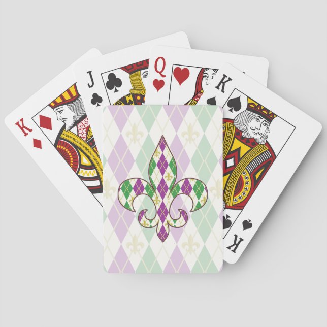 Jeu De Cartes Cartes de jeu classiques à motifs de losanges de (dos)