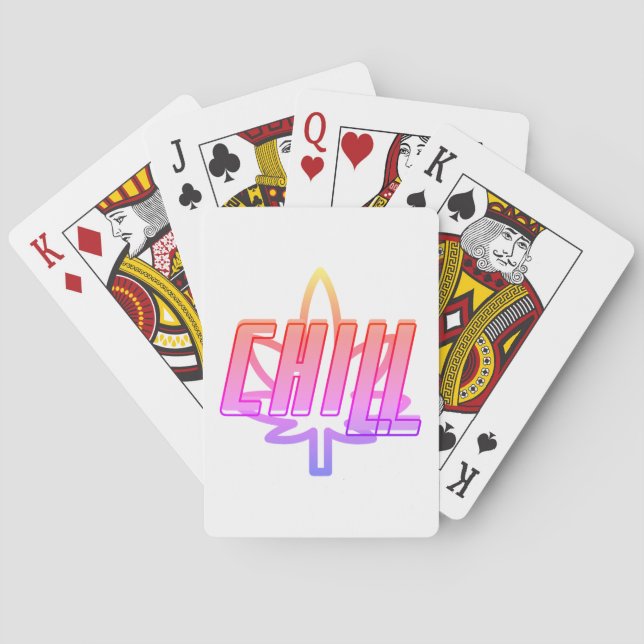 Jeu De Cartes Cartes de jeu classiques Chill (dos)