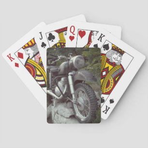 Jeu De Cartes Cartes de jeu classiques de motocyclette