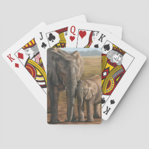Jeu De Cartes Cartes de jeu classiques d'éléphant